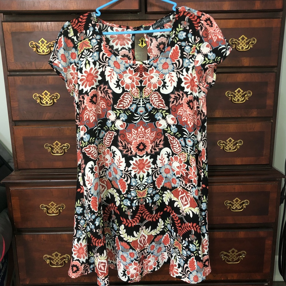 **Closeout** Ladies Floral Dress by Society Girl